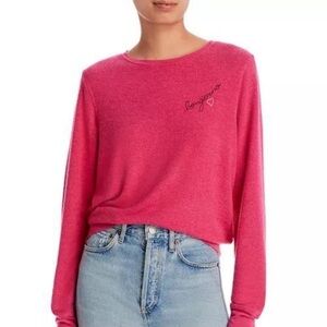 🩷 NEW with tag 𝚆𝙸𝙻𝙳𝙵𝙾𝚇 BONGIORNO BAGGY BEACH JUMPER top sz M